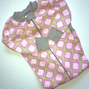 Hanna Andersson pink pajamas Sz baby 9-18 months